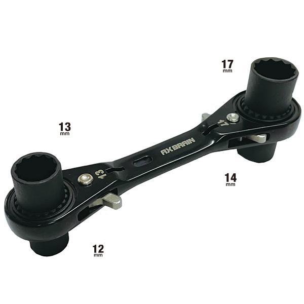 アックスブレーン(AXBRAIN) 首振りディープラチェット AB4DR-3 (12・13×14・1...