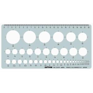 ドラパス（DRAPAS） テンプレート 円定規（大） No31-E101N