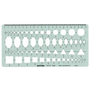 ドラパス（DRAPAS） テンプレート 総合定規A（大） No31-E102