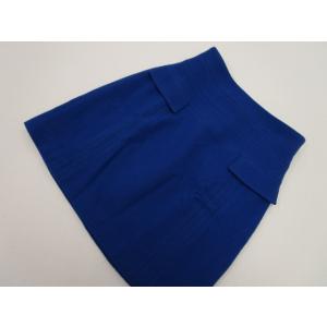 美品 ブラックバイマウジー BLACK BY MOUSSY ミニ丈 ハイウエストタイトスカート 1 ブルー｜ficus-outlet