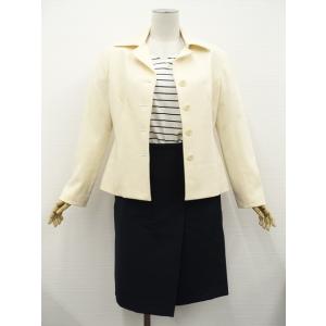 NOLLEY'S等 長袖ジャケット+5分袖カットソー+ひざ丈スカート コーディネート3点セット M相...