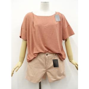 定価￥3,900 新品タグ付 nano・universe等 半袖カットソー+カラーショートパンツ コ...