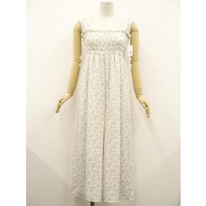 80%OFF 定価￥6,990 新品タグ付 ゴージ GORGE 洗えるノースリーブ オールインワンサ...