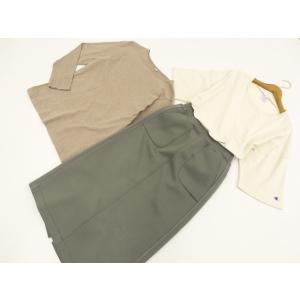 美品 UNIQLO等 七分袖カットソー+長袖カットソー+ロングスカート コーデ3点セット M 白系 ...