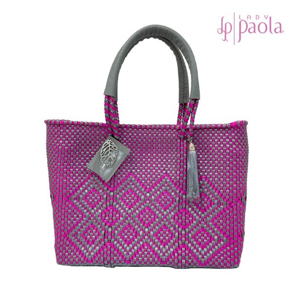 LadyPaola ロンボ ピンク＆シルバー（ファスナー無し）