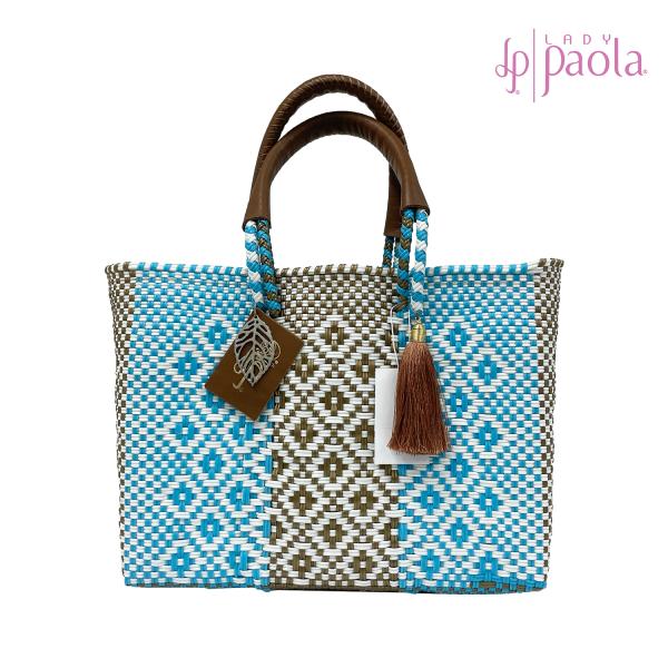 LadyPaola フロール・ロンボ・ラジャード ブルー＆ゴールド