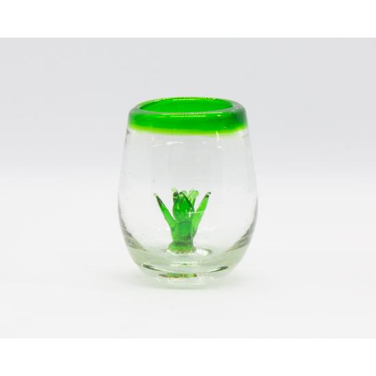 アガベの小グラス（緑）