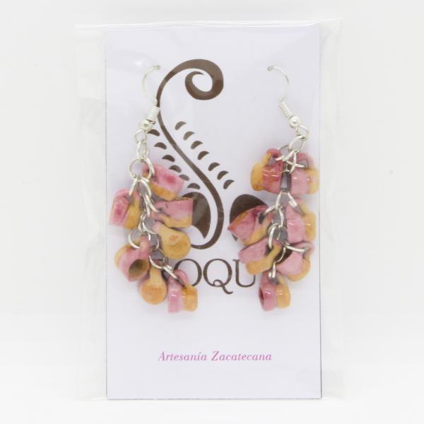 ミニチュアカップのピアス -ピンク-