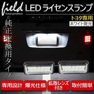 トヨタ プリウス50系 PHV52系 アルファード30系 対応LEDナンバー灯