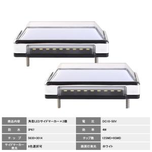 ▼トラック 軽自動車兼用 LEDサイドマーカー...の詳細画像1