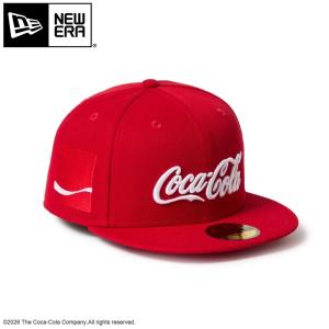 NEW ERA ( ニューエラ ) 59FIFTY Coca-Cola コカコーラ スカーレット キャップ 帽子 メンズ レディース ベースボールキャップ 59FIFTYキャップ コカ・コーラ｜FIELD SEVEN