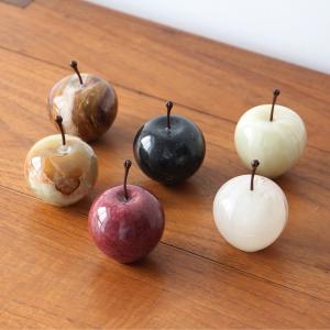 DETAIL ( ディテール ) Marble Apple Small マーブルアップル スモール リンゴ オブジェ 置物 りんご Sサイズ インテリア オシャレ 大理石 天然 ヴィンテージ
