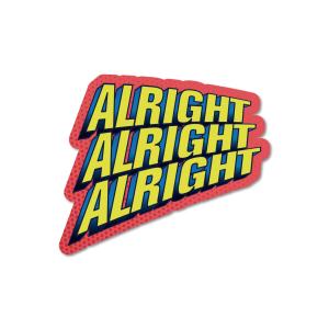 STICKER PACK ( ステッカーパック ) オーライトオーライトオーライト! ステッカー 水に強い 紫外線に強い PVC アウトドア レジャー キャンプ 車 貼る