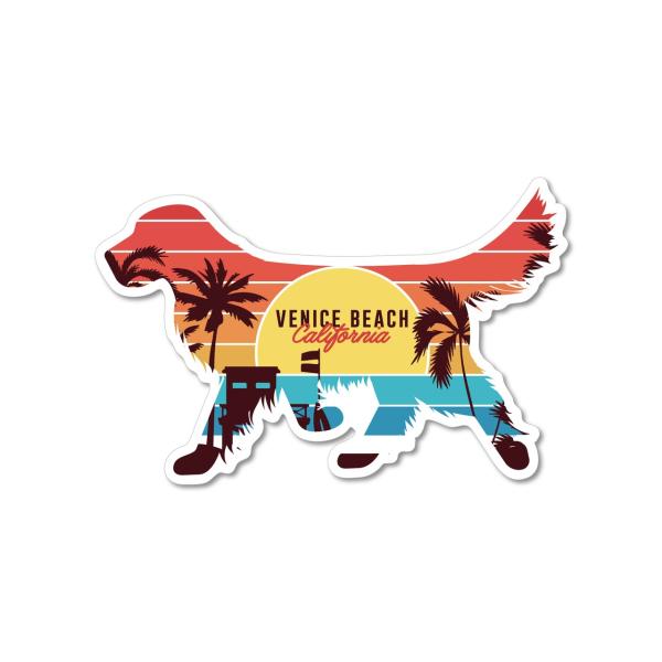 STICKER PACK ( ステッカーパック ) ドッグベニスビーチ ステッカー すてっかー ハー...