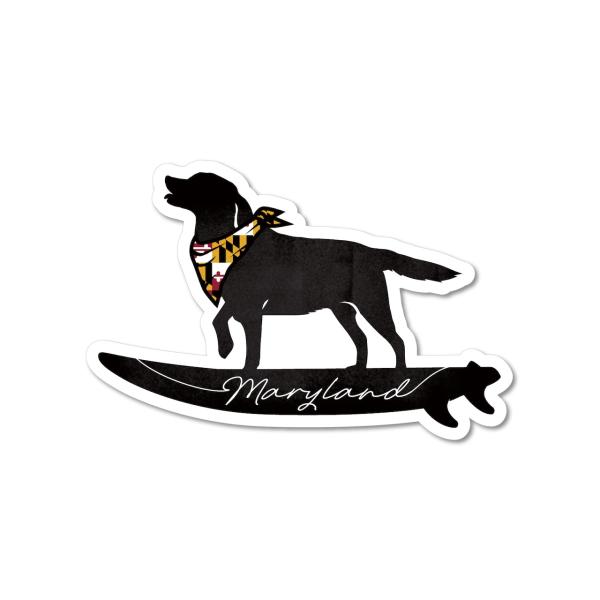 STICKER PACK ( ステッカーパック ) メリーランドサーフドッグ 犬 イヌ アウトドア ...