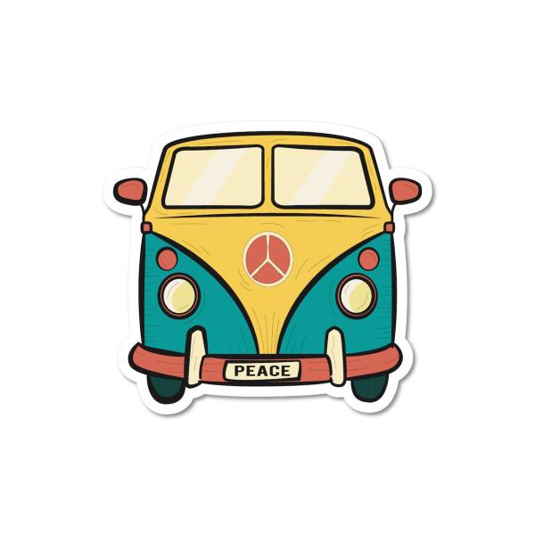 STICKER PACK ( ステッカーパック ) ヒッピーVWバス バス ばす ステッカー 車 貼...