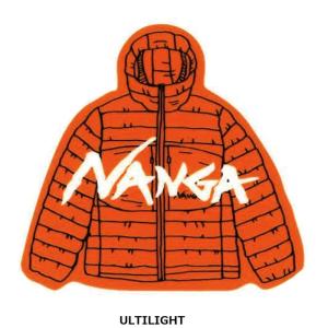 NANGA NANGA × USHIODA HIROAKI STICKER DOWN JKT ナンガ × ウシオダヒロアキ ステッカー ポップ 車 クーラーボックス カラフル アウトドア キャンプ