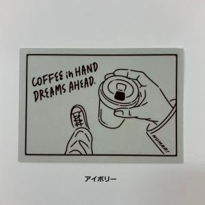 NUMAR! ( ヌマー ) AHEAD ステッカー 防水 ワンポイント アウトドア キャンプ ハードケース MNUM-006 ぬまー レギュラーサイズ 珈琲 コーヒー