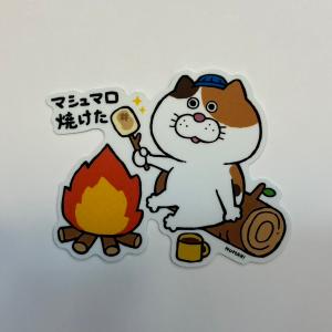 NUMAR! ( ヌマー ) マシュマロ焼けた マシュマロ焦げた ステッカー 防水 ワンポイント アウトドア キャンプ ハードケース MNUM-009 ぬまー レギュラーサイズ