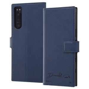 Xperia5II ケース SOG02 / SO-52A Xperia5 II ( エクスペリア 5II ) ディズニー 手帳型 耐衝撃 Disney Xperia 手帳 カバー ドナルド