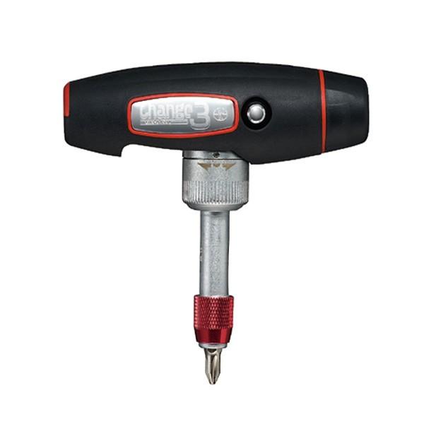 ベスト 3Wayラチェットドライバー チェンジ3 レッド DIY ラチェットドライバー ドライバー ...