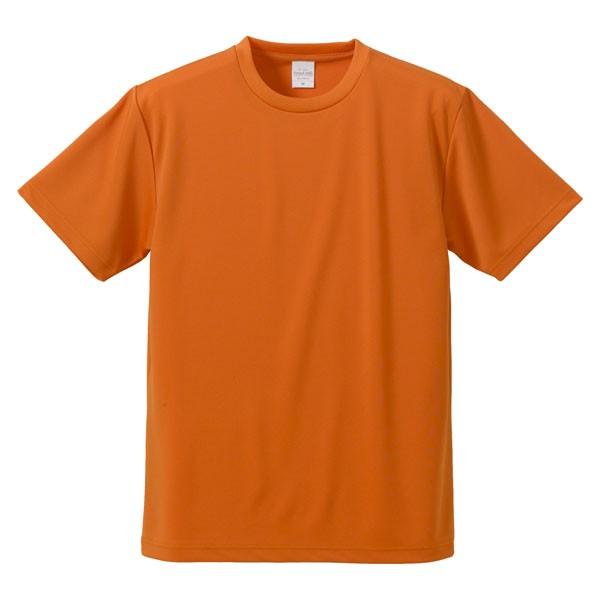 4.1オンスドライTシャツ オレンジ UnitedAthle Tシャツ 半袖 ( 590002C-0...
