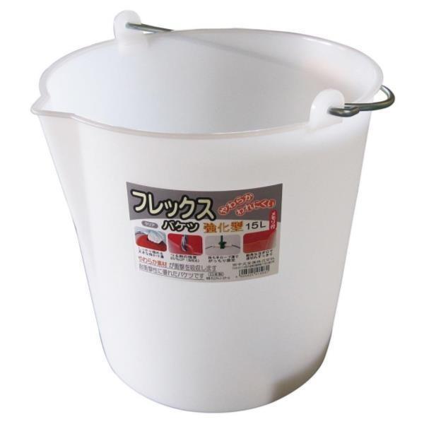 #4906925515031 フレックスバケツ15L クリア バケツ 園芸 ガーデニング (AT) ...