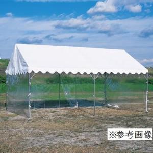 三和体育 SANWATAIKU テント用幕 ささっとテント用透明三方幕 3.6m×5.4m用 S-0548 特殊送料(ランク：B) (SWT) (Q41CD)｜fieldboss