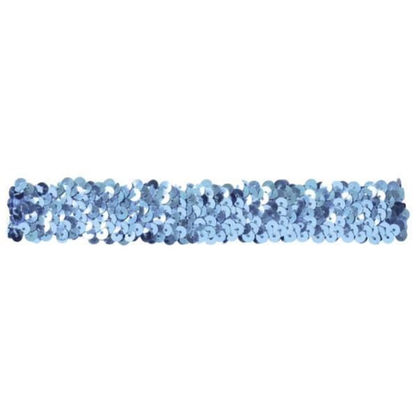 #4201 メタリック ヘアーターバン ブルー Aｒtec ヘアーバンド ダンス (AC) (Q41...