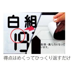 得点盤 体育用品 スコアボード 体育器具 用品 フィールドボス 白 体育用品 S 4032 白 Swt Qbj37 運動会用マグネット反転式得点板