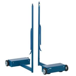 支柱 バドミントン 体育用品 学校用品 バドミントン支柱 移動式 検定品 S-7198 送料ランク(G) (SWT) (Q41CD)