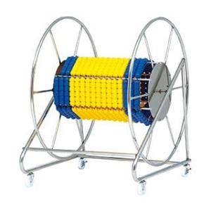 法人限定 コースロープ 収納 巻取り器 体育用品 ステンレスコースロープ巻取器8 B-2828 送料ランク(14) (TOL) (Q41CD)