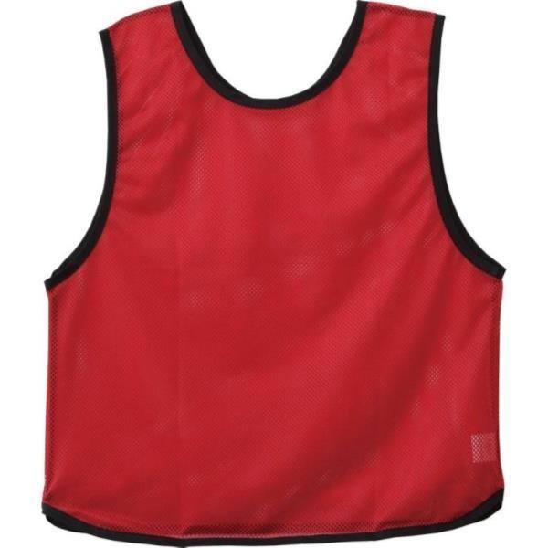 背番号 無地 背番号 子供 ゼッケン ジュニア ビブス 無地 Jr用レッド D-161R  送料ラン...