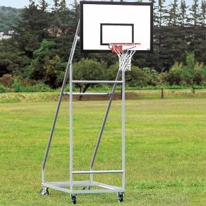 バスケットゴール バスケ ゴール 学校用 S-9366 バスケットゴール ジュニア用 移動式 150mmキャスターストッパー付 送料ランク(お見積もり) (SWT) (Q41CD)