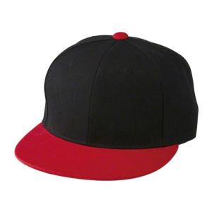 キャップ 帽子 CAP 966401-2050-F フラットバイザースナップバックCAP ブラック/レッド (UNA) (Q41CD)｜fieldboss