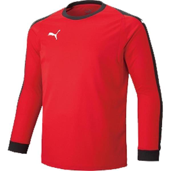 ロングTシャツ メンズ LIGA GKシャツ パッド付き ゴールキーパーウェア 01PUMA RED...