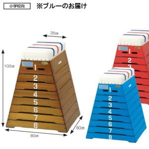 (法人限定)とびばこ 小学生 跳び箱 小学校 S-4066 跳箱 小 8 段 CL-8 ブルー 送料(お見積) (SWT) (Q41CD)｜fieldboss