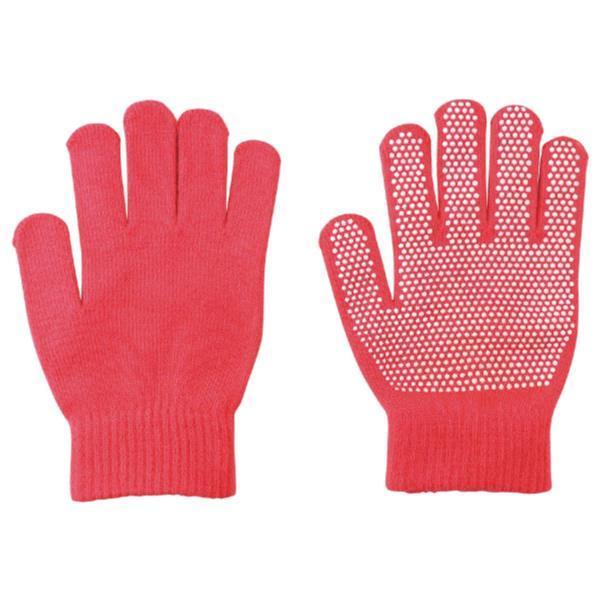 軍手 赤 カラー手袋 衣装 14807 カラーのびのび手袋 大 すべり止め付 (AC) (Q41CD...