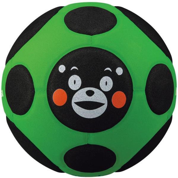 ソフトボール スポンジボール ボール遊び SL3KMGBK くまモン スマイルボール 緑/黒 SL3...