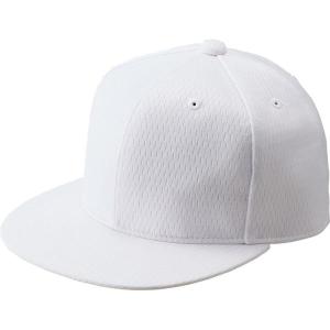ベースボールキャップ 帽子 野球 野球帽子 ベースボールキャップ 六方平ツバキャップ ホワイト (ZTB) (Q41CD)｜fieldboss
