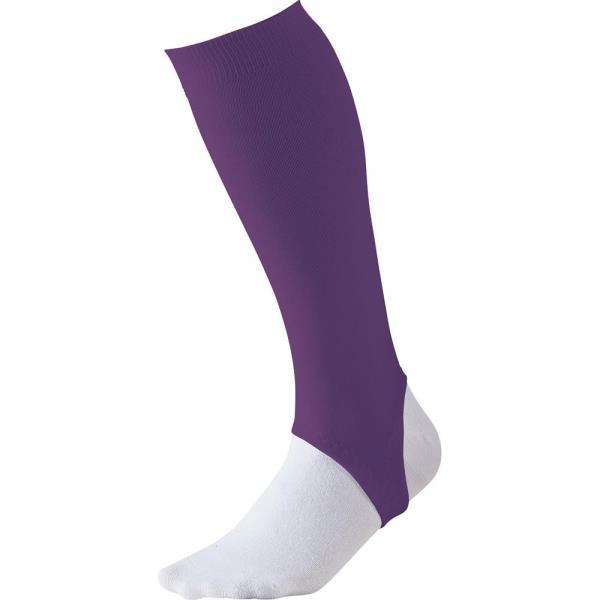 靴下 野球 野球 ソックス 野球 靴下 BK85A-7400 超ローカットストッキング パープル (...