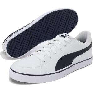 スニーカー メンズ スニーカー レディース 38990705 プーマ V コート バルク PUMA WHT-PA (JSP) (Q41CD)｜fieldboss