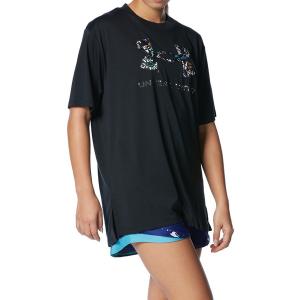 Tシャツ レディース 半袖 レディース トップス レディース UA テック オーバーサイズ Tシャツ BLK (UDR) (Q41CD)の商品画像