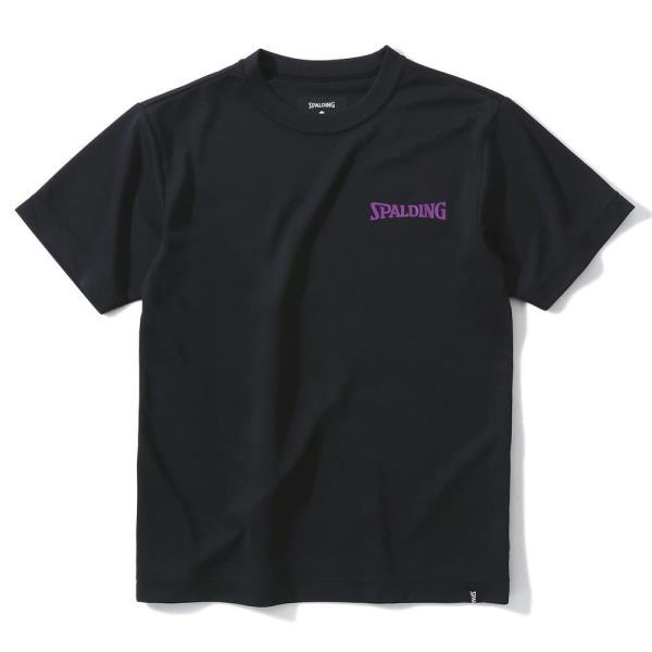 バスケ Tシャツ キッズ (メール便発送) ジュニアTシャツ エンブレム ブラック (SP) (Q4...