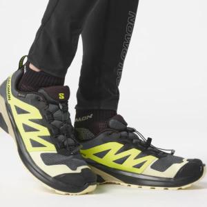 スニーカー ゴアテックス トレイルランニングシューズ サロモン ゴアテックス X-ADVENTURE GTX PEWTER/SAFETY YELLOW/SOUTHERN MOSS (SAM) (Q41CD)｜fieldboss