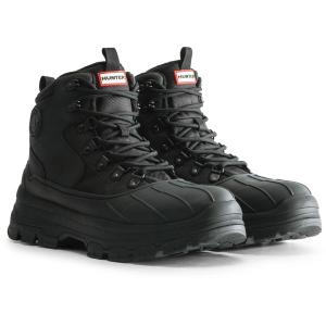 ショートブーツ メンズ 防水ブーツ メンズ メンズシューズ MENS EXPLORER DUCK BOOT BLACK  (HUN)｜fieldboss