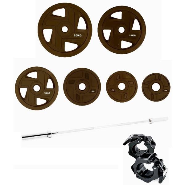 プレートセット 175kg バーベル S-5304 ウレタンプレートセット 175kgセット  送料...