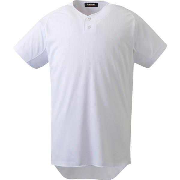 ベースボールTシャツ ユニフォーム メンズ 野球 ユニフォームシャツ Sホワイト  (DES)