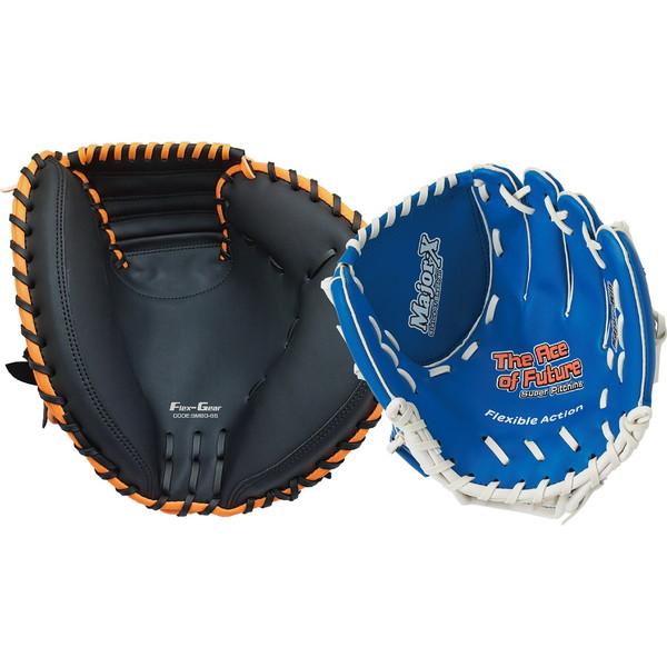 キャッチボール セット 野球 BG80-83-LHXLH 親子バッテリーセット  (UNX)