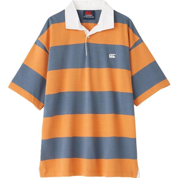 ラガーシャツ ラグビーシャツ ボーダー ショートスリーブ 4インチ ストライプラグビー ジャージ サ...